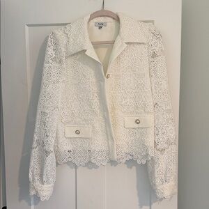 Fate Cream Lace Women's Blazer